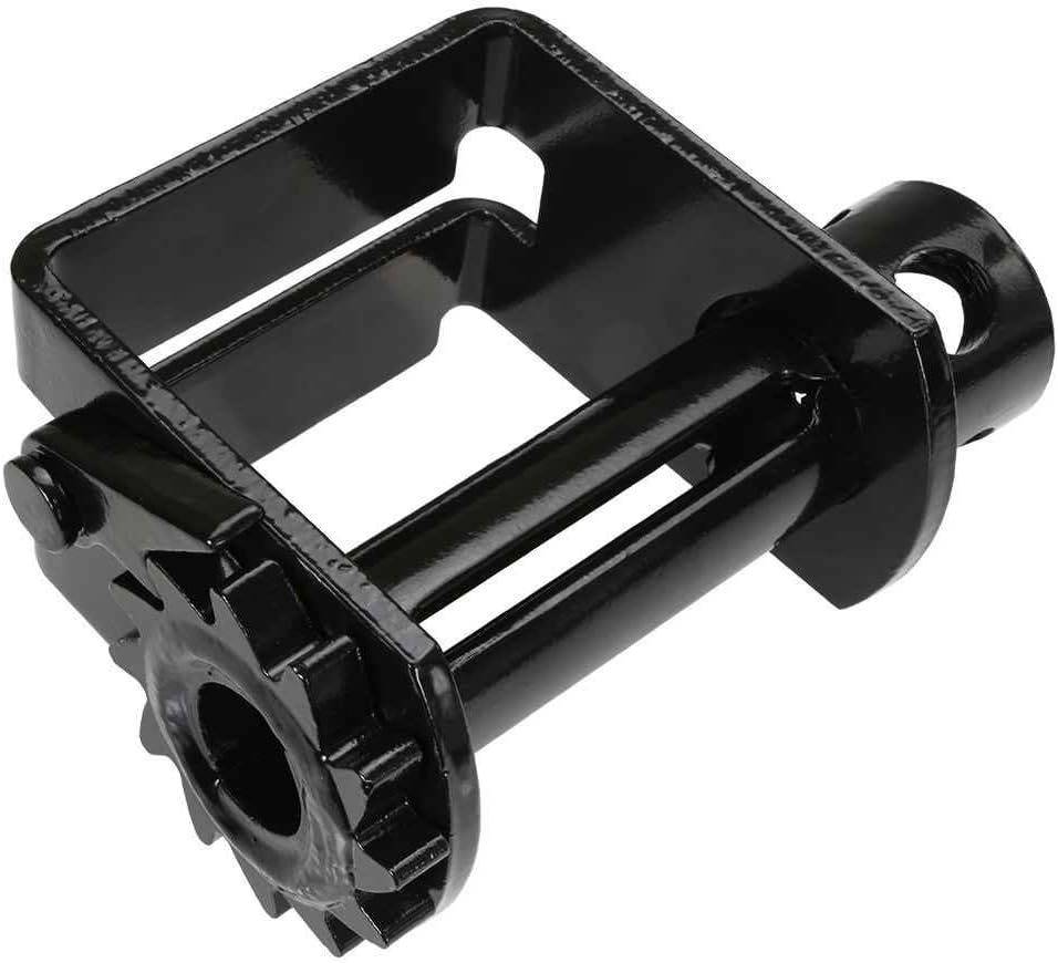 US Cargo Control Standard Profile Sliding Winch for Double L Track, Durable Steel Winch, Holds Up to 20 Feet of Webbing, Slides to Any Position for Winch Control, Black, 4 Inch