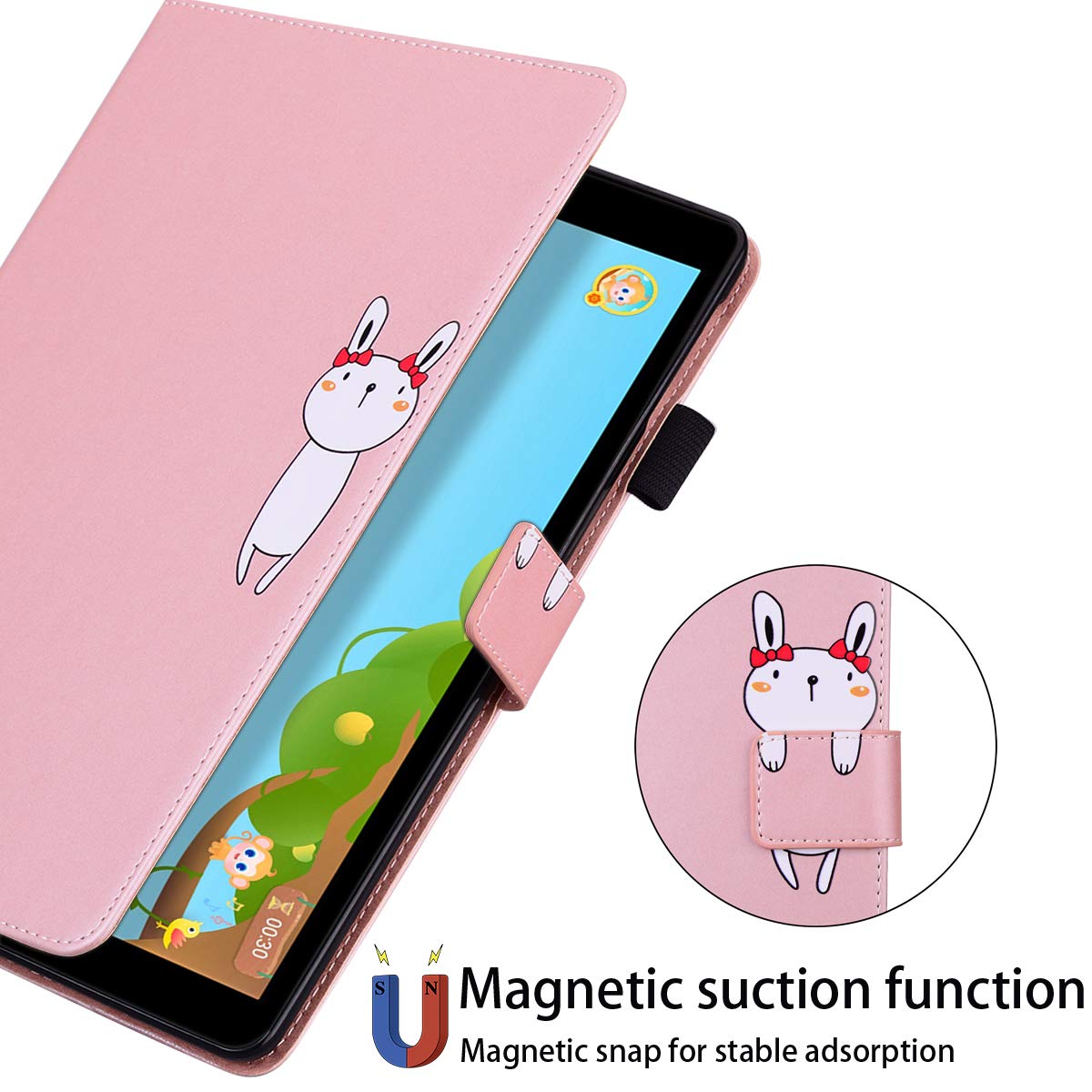 Amazon.co.jp: Huawei MatePad T8 ケース 手帳型 タブレットカバー 耐 