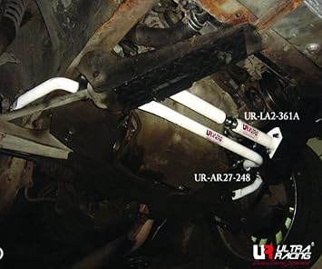 ULTRA RACING 2-Point Front Lower Bar for N. CEFIRO A31 2.0 88-94 / SKYLINE R32 GTST 2.0T 89-94 2WD UR-LA2-361A