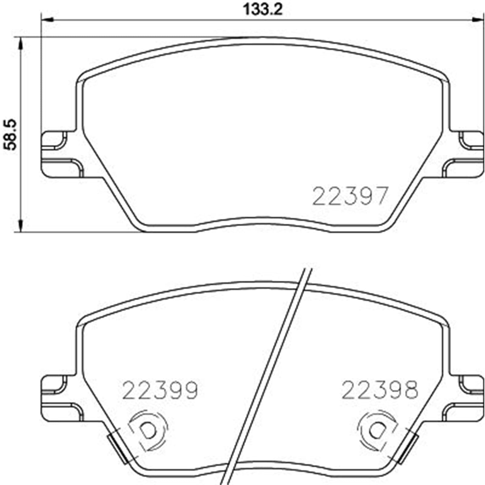 BREMBO P 23 170 klocki hamulcowe