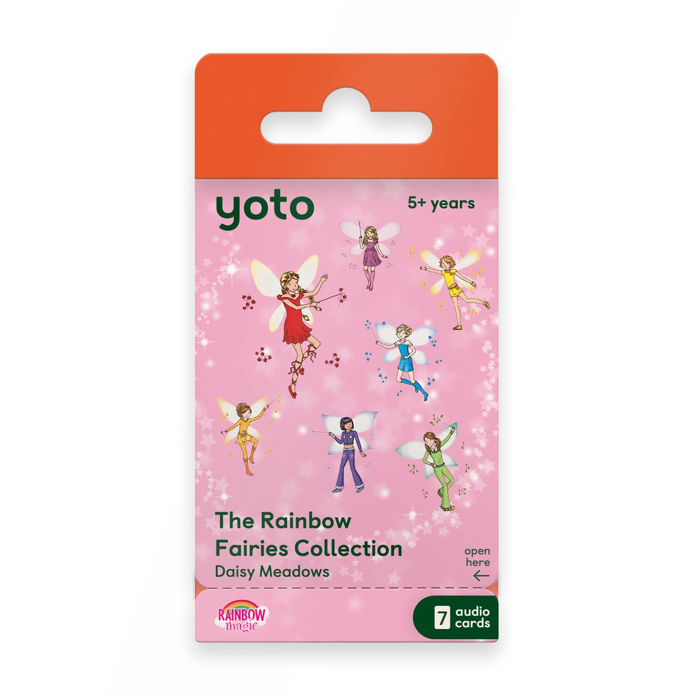 Yoto The Rainbow Fairies Collection by Daisy Meadows – 7 Kids Audio Cards for Use with Yoto Player & Mini All-in-1 Audio Player, Screen-Free Listening with Fun Playtime Bedtime Travel Stories, Ages 5+