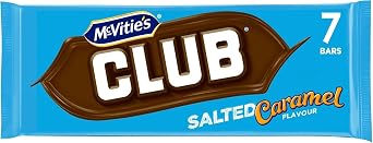 Mcvities Club Salted Caramel 7 Bars Pack of 1