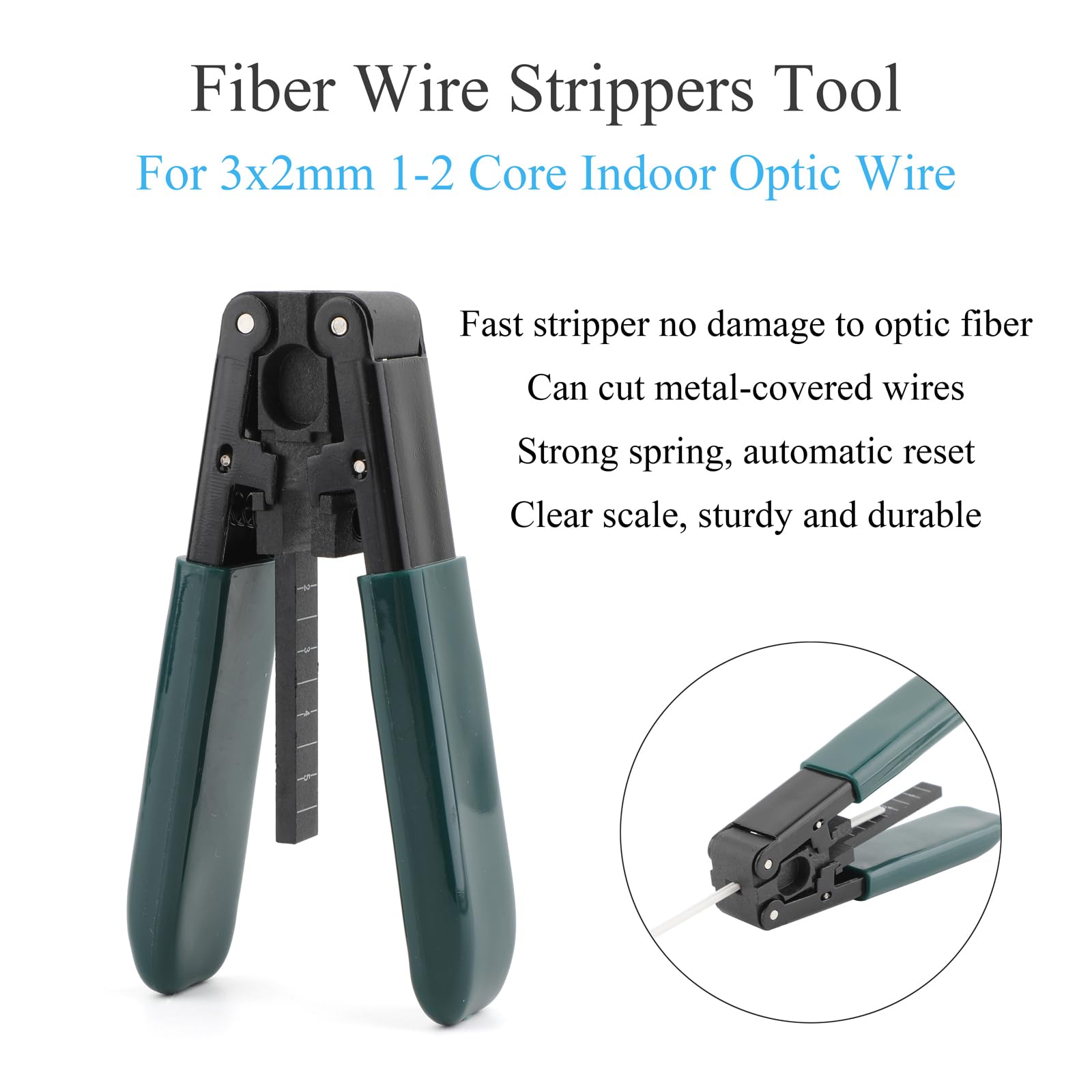 Glasfaser Werkzeug Set Fiber Optic Ftth Tool Kit Glasfaser Werkzeug Set mit LWL Cleaver, Optischer Leistungsmesser, 10x SC/APC SC/UPC Glasfaser Adapter, Glasfaser-abisolierzange und Faser Stripper