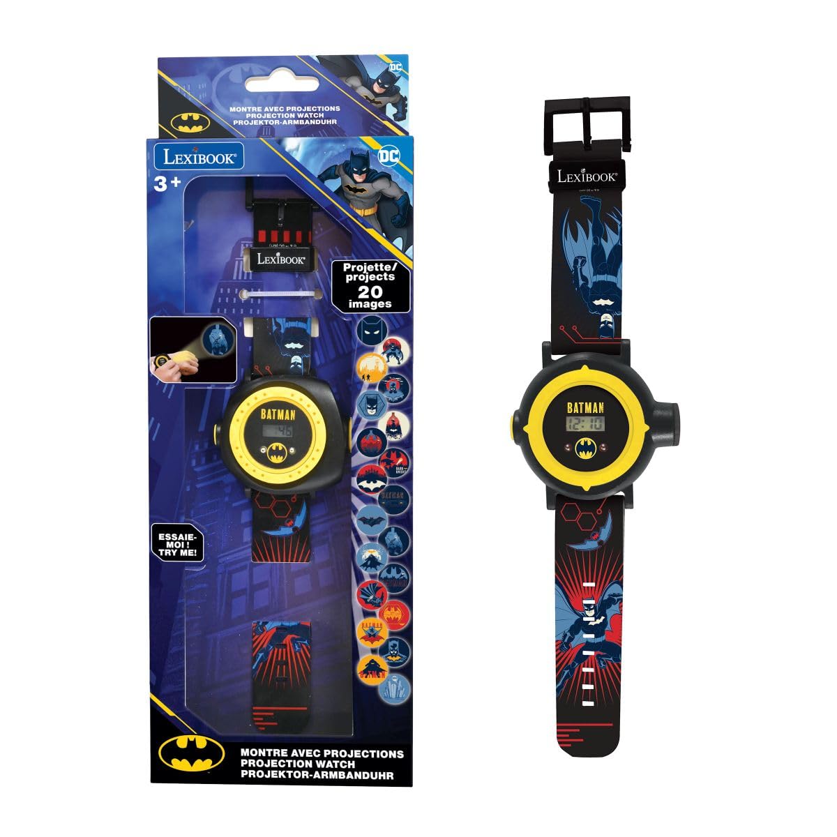 LEXiBOOK, Batman Projection Watch, DMW050BAT