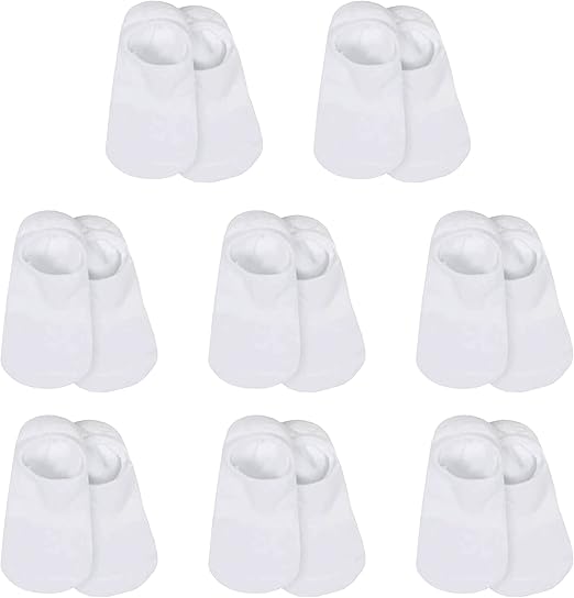 Gerber Baby 8-Pack Wiggle-Proof No Show Socks