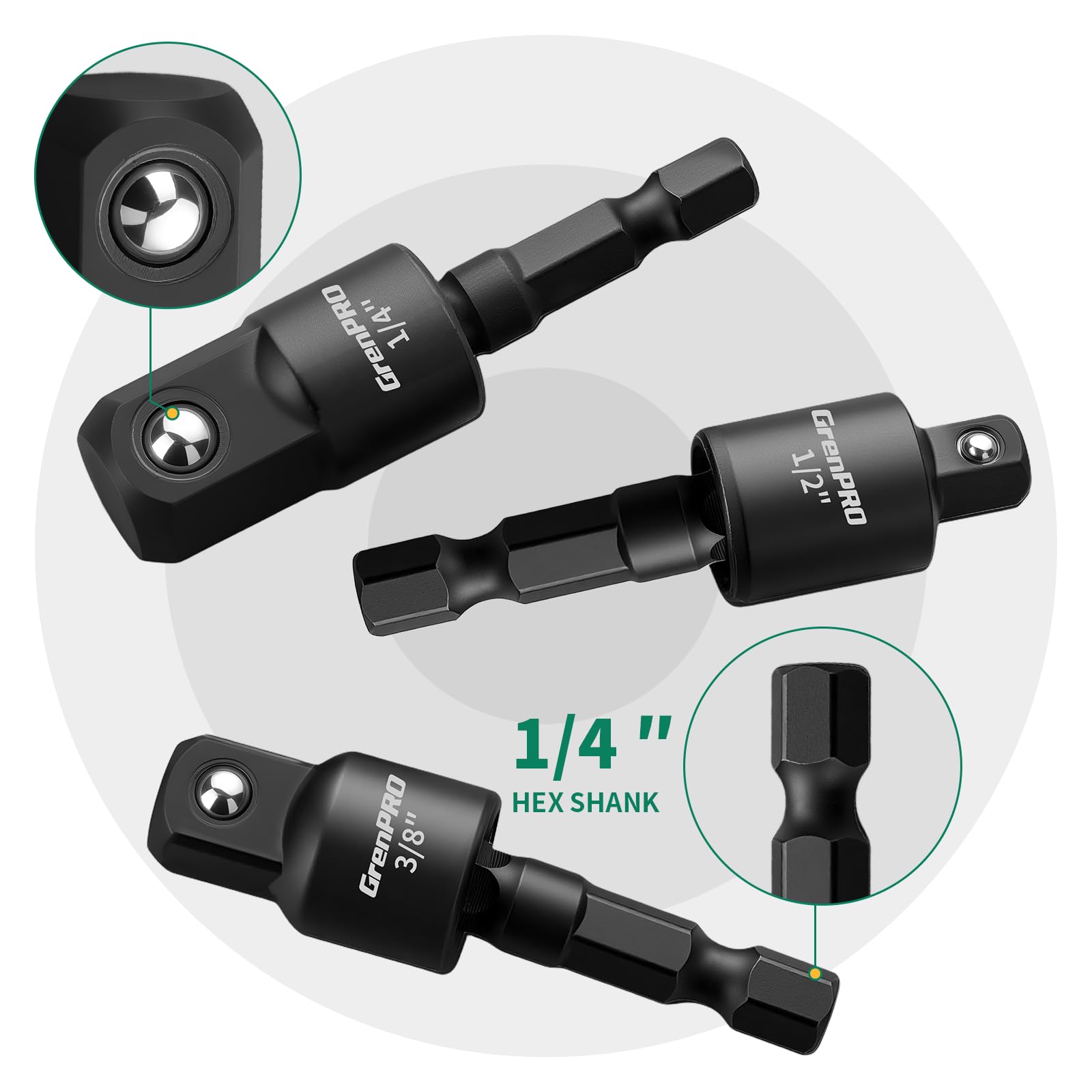 GRENPRO Drill Bit Extension Kit - 19 Piece -5