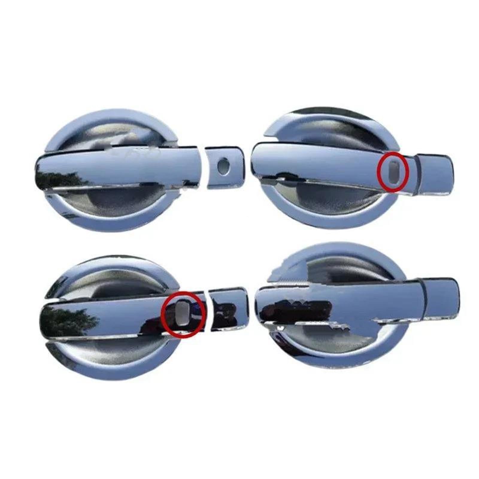 Noheeu Style10 Abs Exterior Door Handle Cover Bowl Trim For Nissan X-Trail X Trail T31 2009-2013 Car Accessories(Style10)
