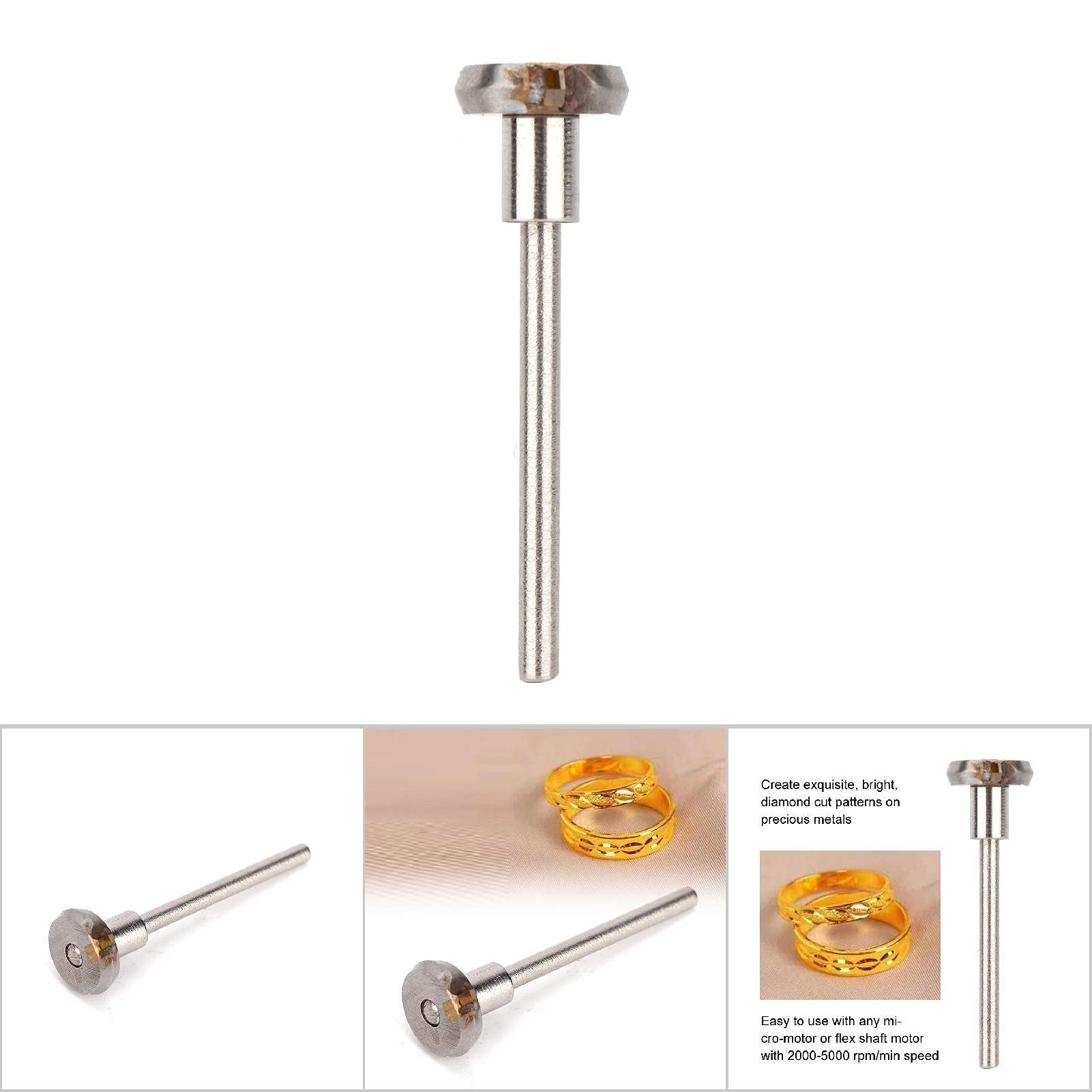 Schmuckschliff Schwungrad Schaft Schnitzwerkzeuge Diamantschliff Schwungrad Schaft Schmuck Schneiden Gravur Herstellung Zubehör Schmuck Gravur Herstellung Werkzeuge Zubehö(150 degrees)