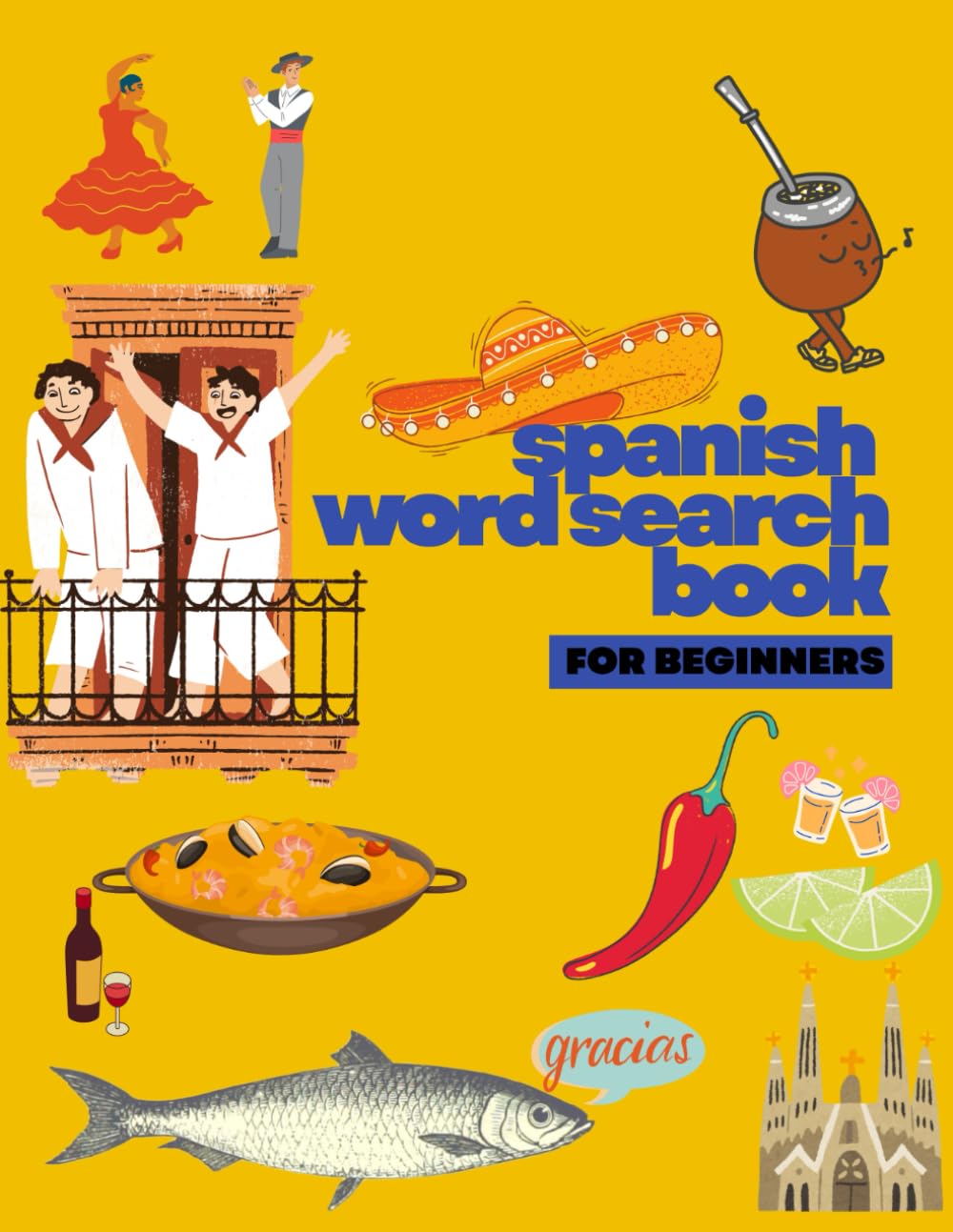 Spanish Word Search Book: For Beginners