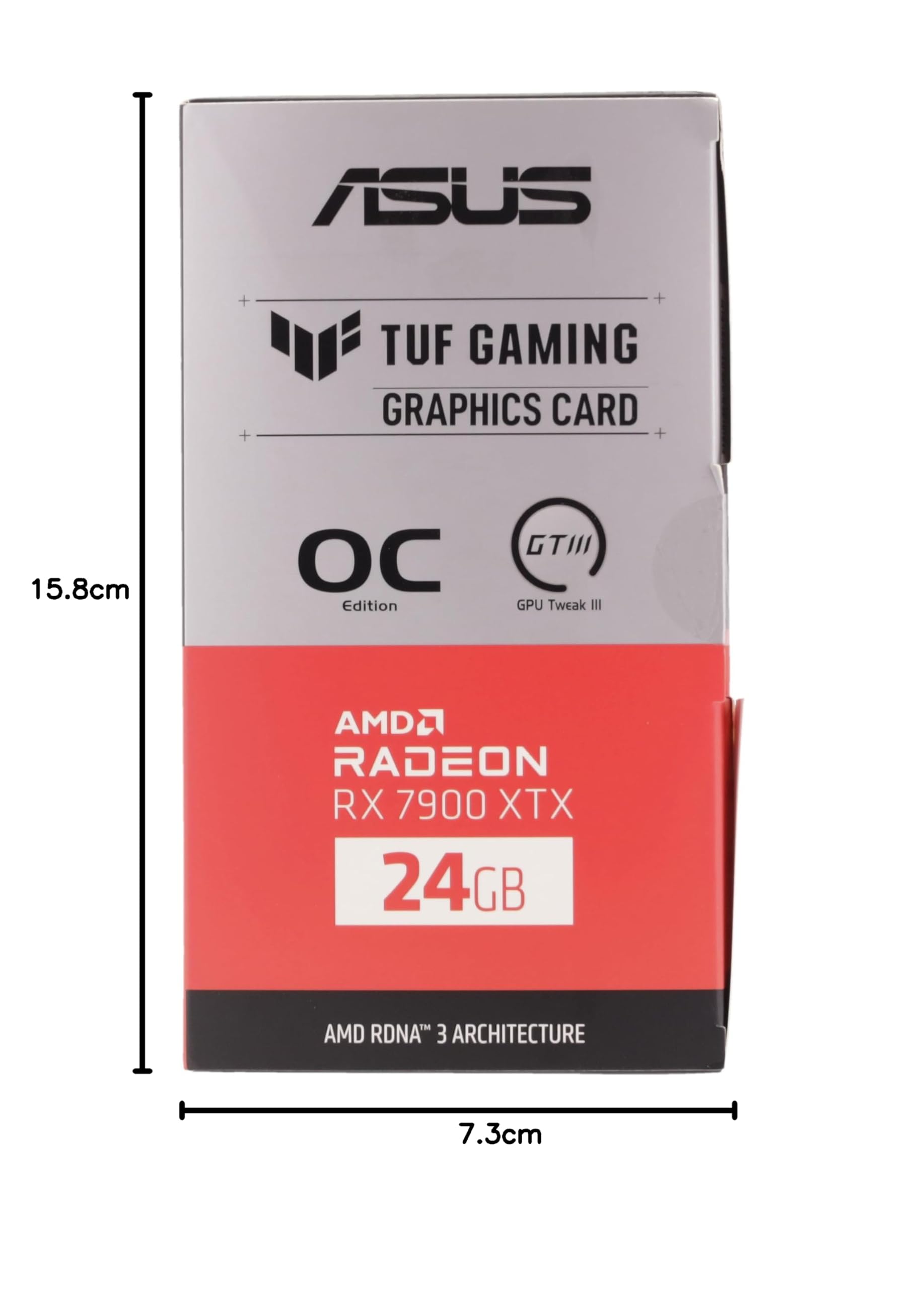 ASUS TUF Gaming AMD Radeon RX 7900 XT OC Edition Gaming Grafikkarte (PCIe 4.0, 20GB GDDR6 Speicher, 1x HDMI 2.1, 3X DisplayPort 2.1, GPU Tweak III, TUF-RX7900XT-O20G-GAMING)