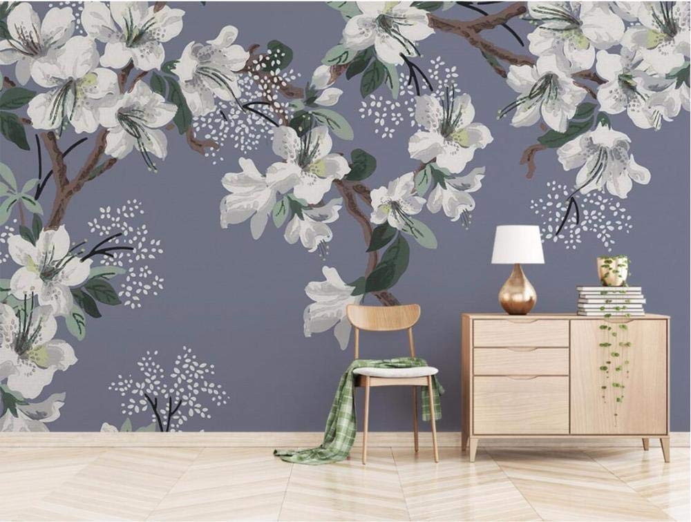 Papier peint mural 3D magnolia photo oiseau WLLLO 350x245
