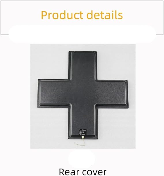 Pharmacy Cross Indoor Sign Lamp, Led Medical Cross Sign, with Pull Seitch, 3 Working Modes, Size: 480 * 480 * 25mm, for Pharmacies