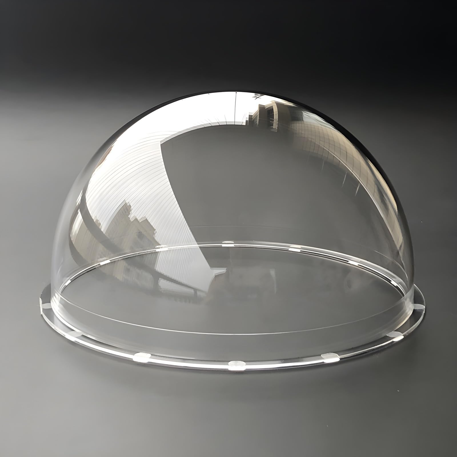 UQISOVI 6 Inch Weatherproof Acrylic Clear Camera Dome Cover, CCTV Replacement Transparent Lens Cap, Surveillance Security Camera Protective Shield,