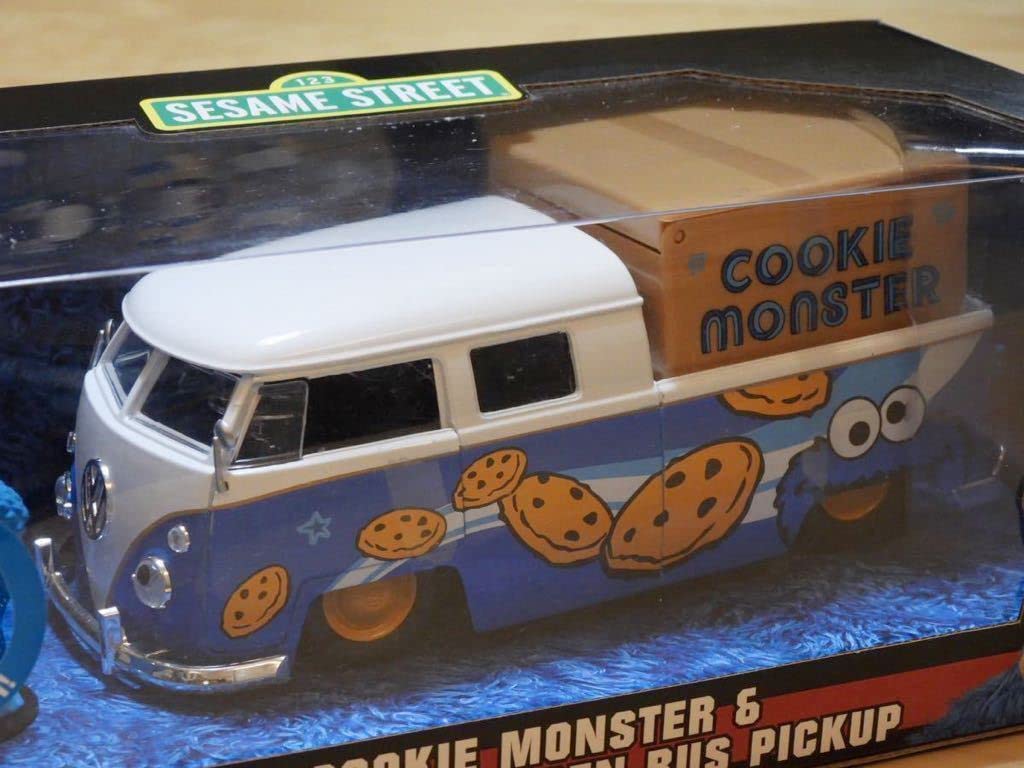 jadatoys 1/24 セサミストリート＆1963 VW バス ピックアップ jadatoys