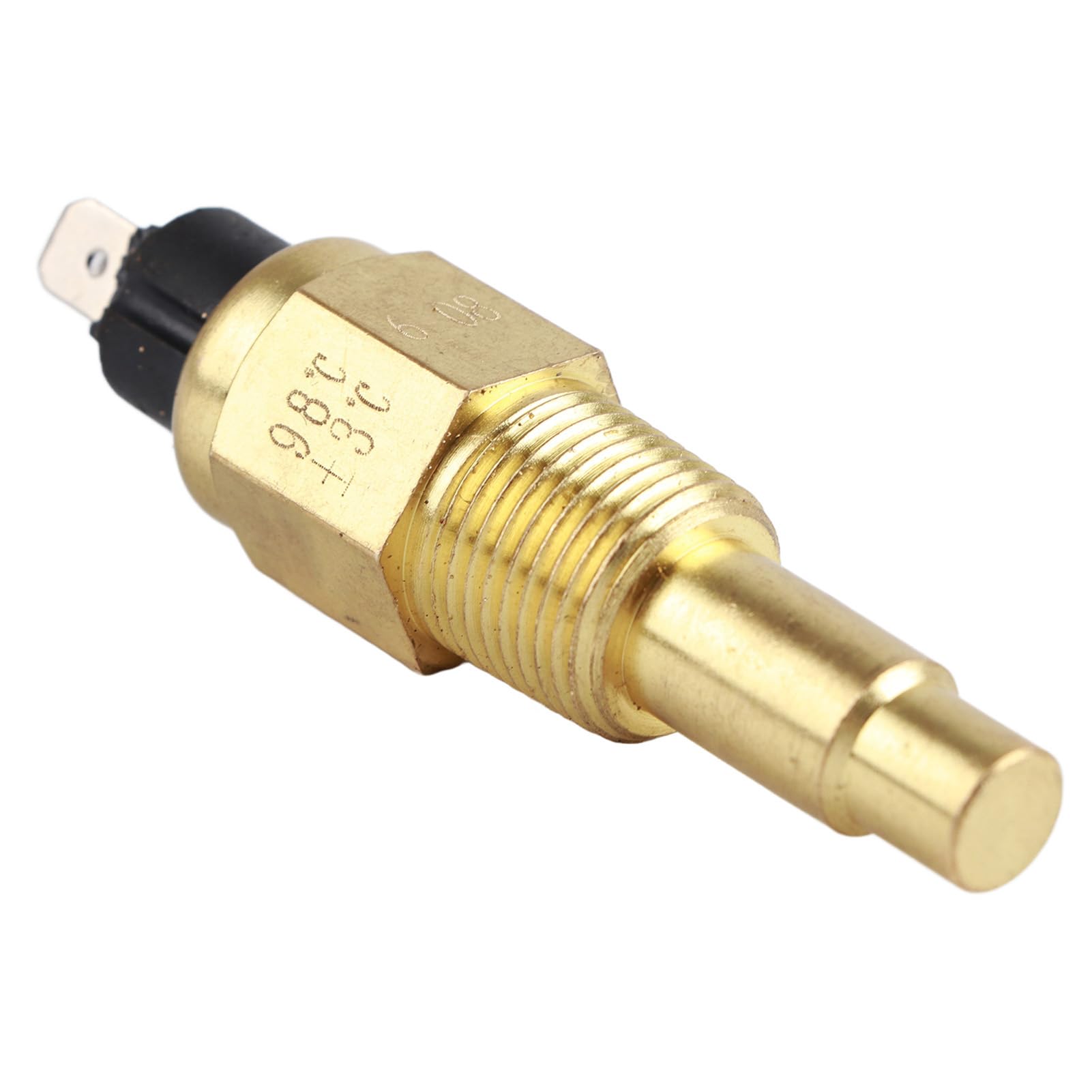 Capteur de Température D'eau Moteur 3/8 ''NPT 98 ℃, Interrupteur D'alarme Bimétallique en Laiton à Faible Puissance 6~24V