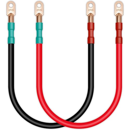 4 AWG Golf Cart Battery Cables for EZGO TXT 1994-UP 36V/48V 4 Gauge Pure Copper Wire