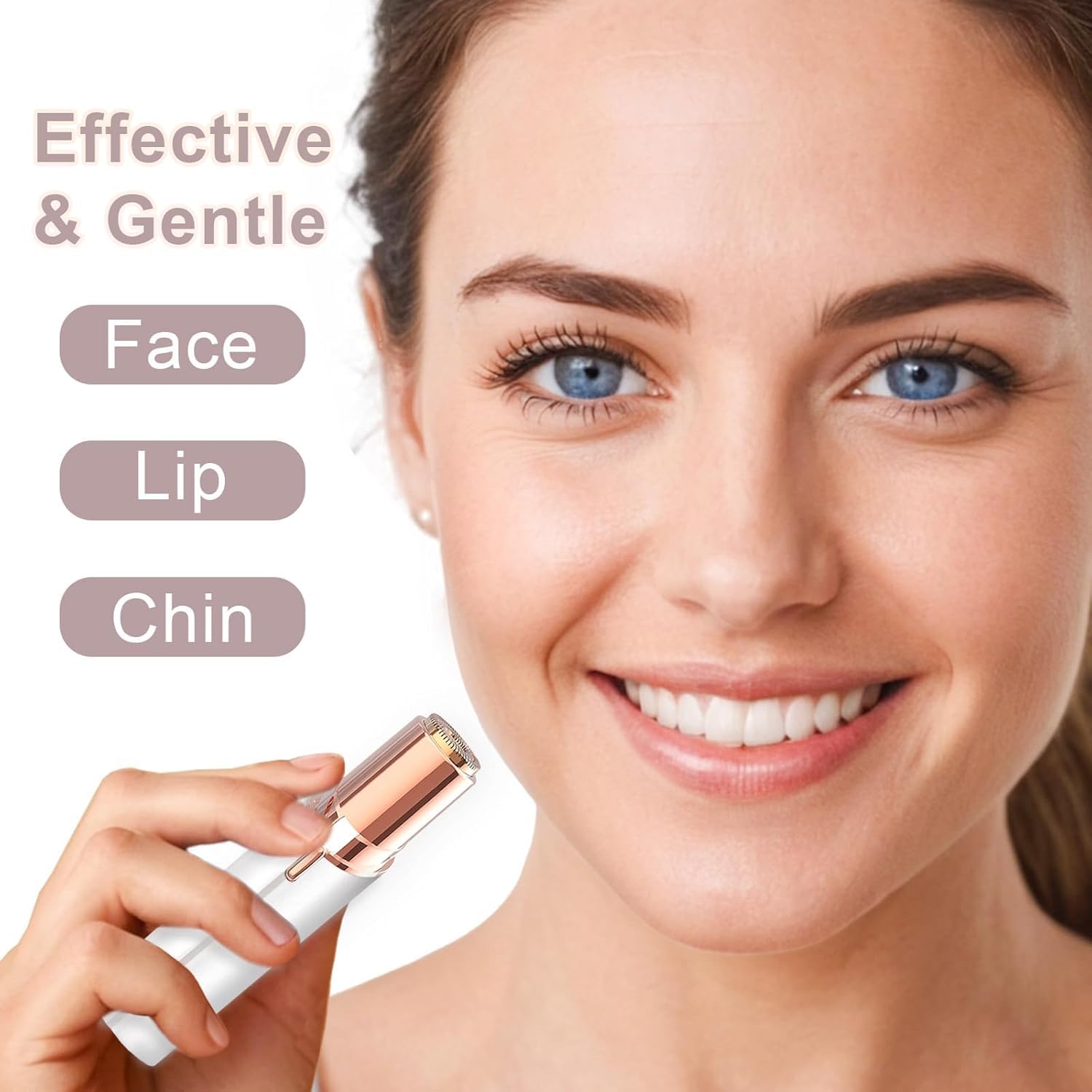 Feelon Facial Epilator Hair Removal Machine For Women - Face, Chin, Cheek, Eyebrow, Upper Lip Hair Remover For Women, Usb Rechargeable Epilator Machine
