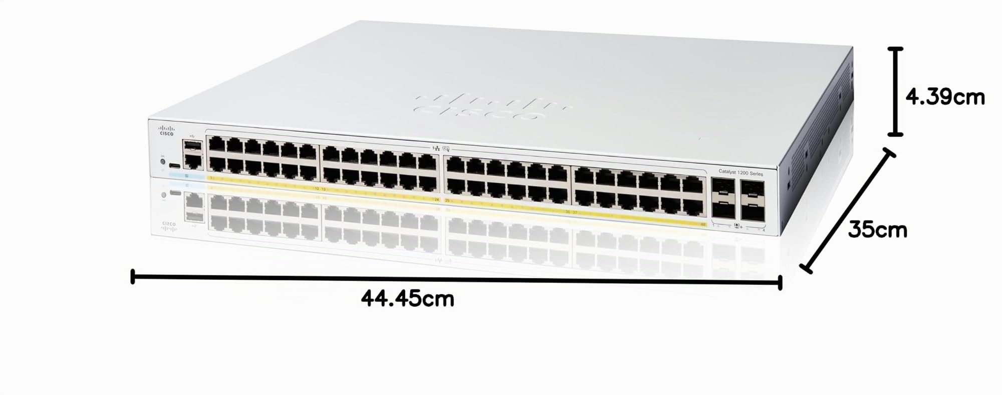 Cisco C1200-48P-4G switch di rete Gestito L2/L3 Gigabit Ethernet (10/100/1000) Bianco