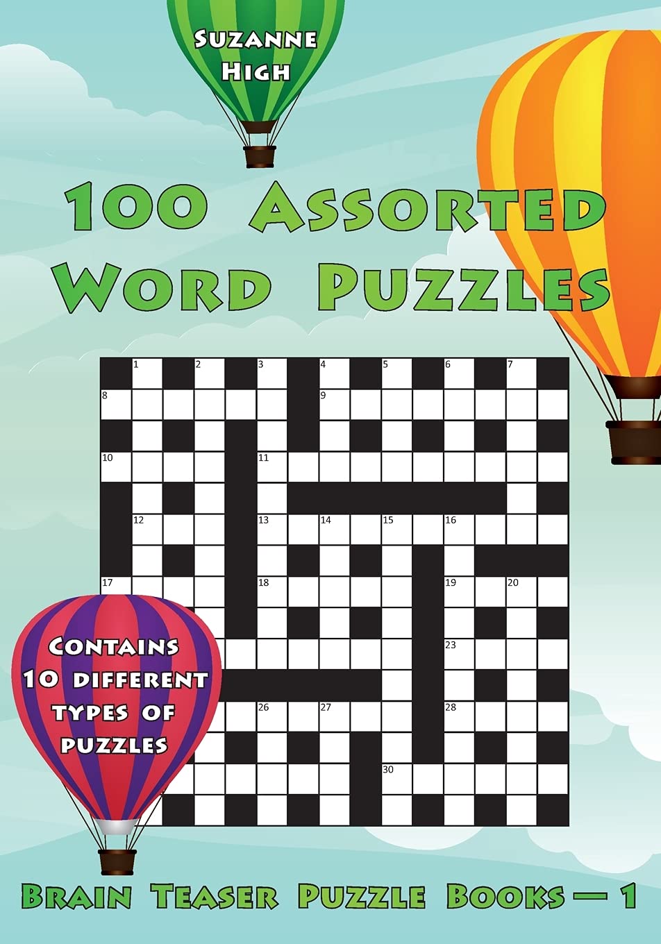 100 Assorted Word Puzzles: UK Edition: Volume 1 (Brain Teaser Puzzle Books)