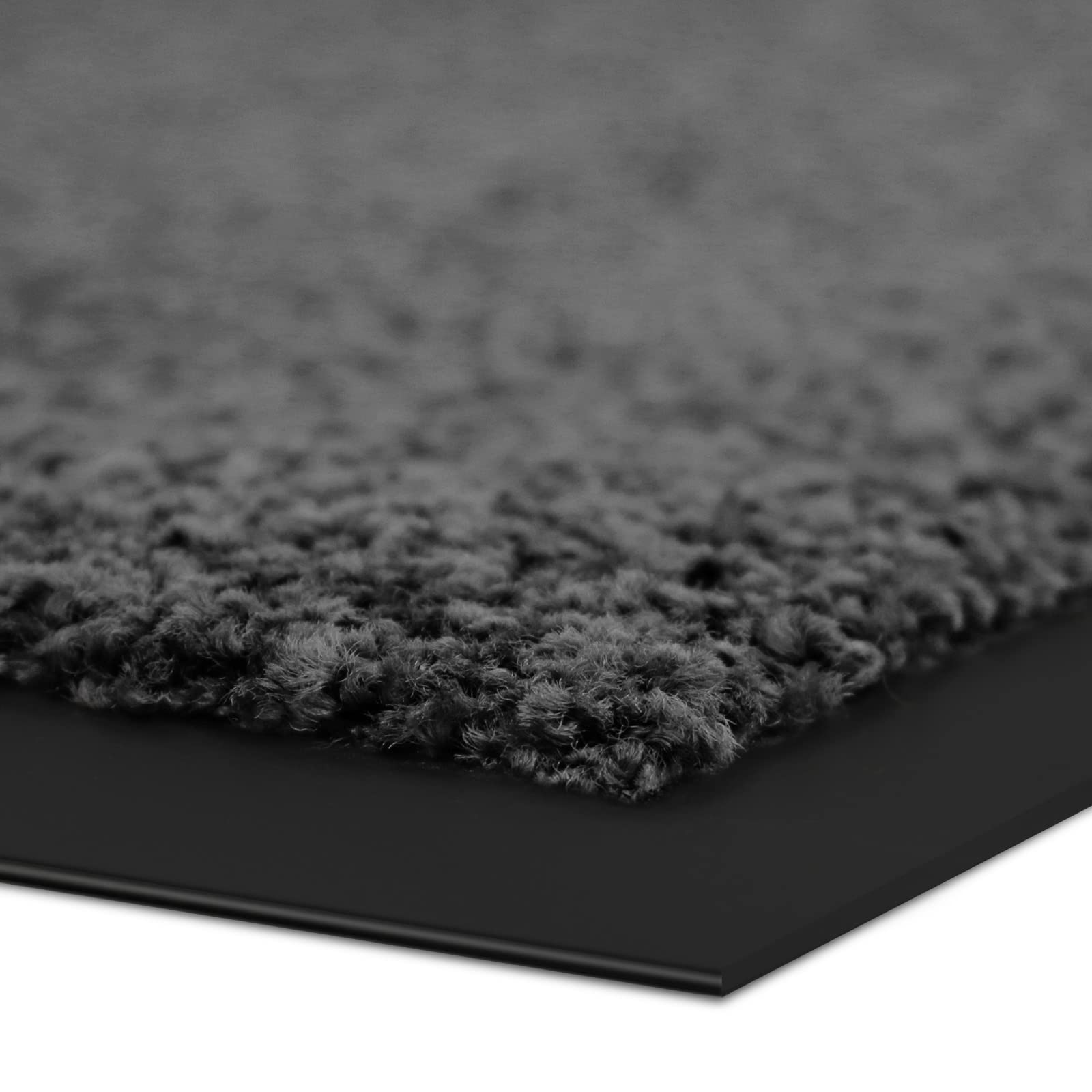 Schmutzfangmatte BRIGHT - Premium Fußmatte einfarbig - Grau 120x180 cm