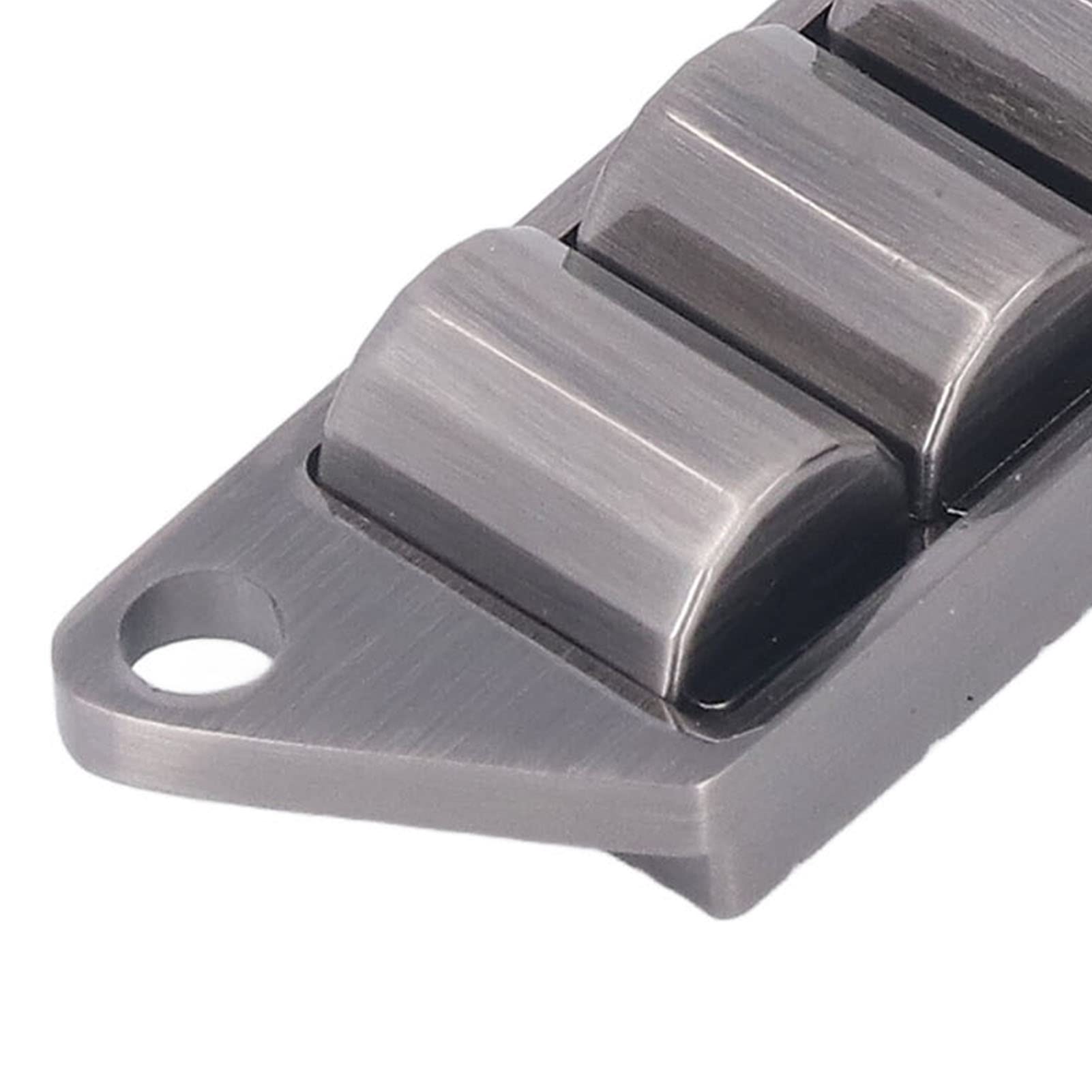 Keenso Zabawki sensoryczne Push Slider, Fidget Toys, metalowy suwak Fidget dla dorosłych nastolatków (srebrny)