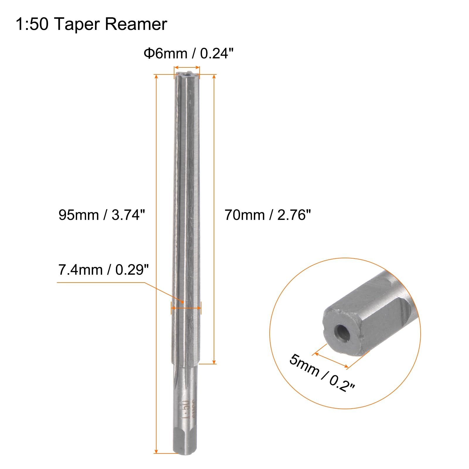 ALESATORE IN ACCIAIO AL TUNGSTENO HRC50 1-6MM, 3-4 SCANALATURE, PER ALLUMINIO, ACCIAIO, LEGHE, LUNGHEZZA 50-60MM