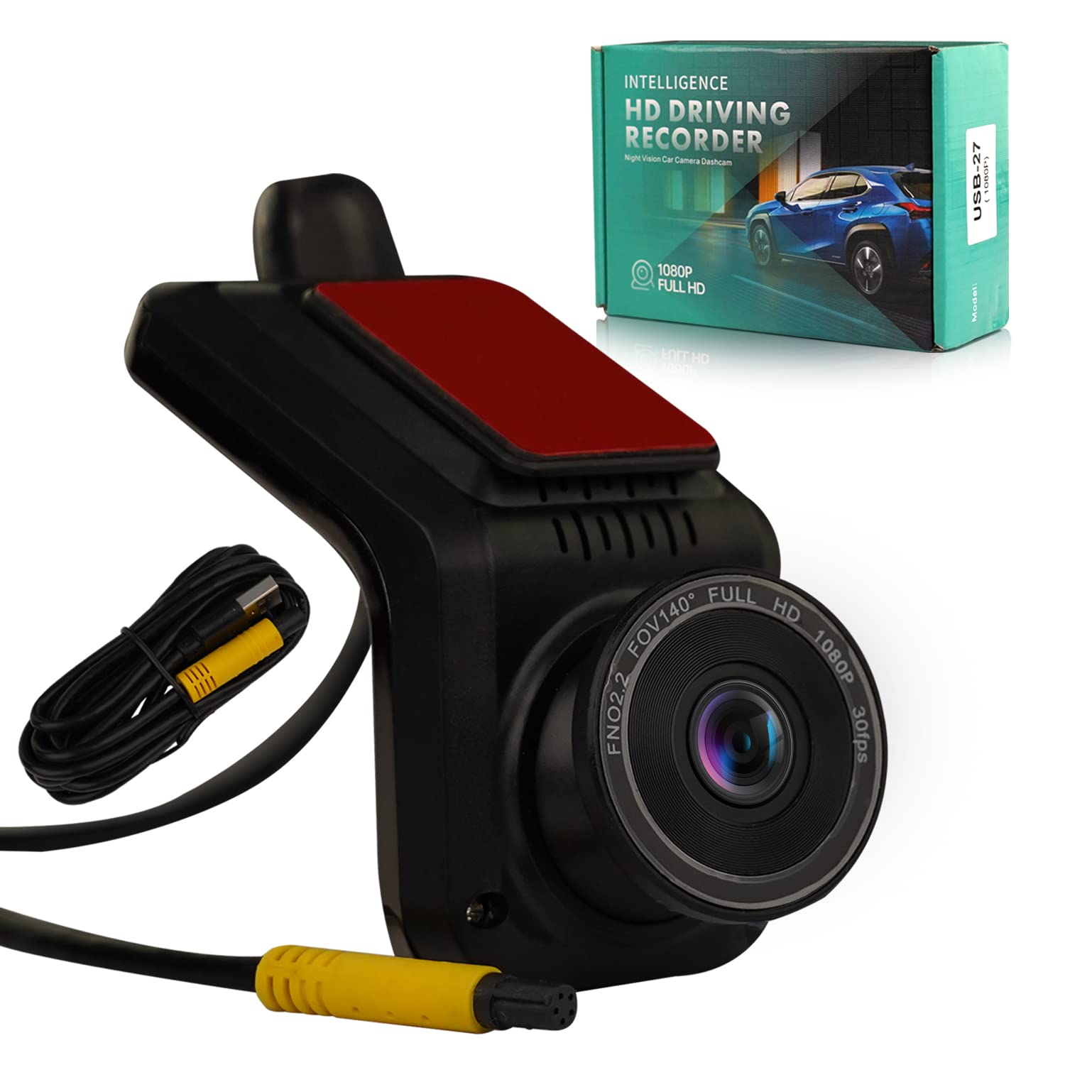 CLAYTON HD Driving Recorder, 1080P Car Dashboard Camera 170° Wide Angle Backup Camera Night Vision - Auto Camera Recorder Loop Recording