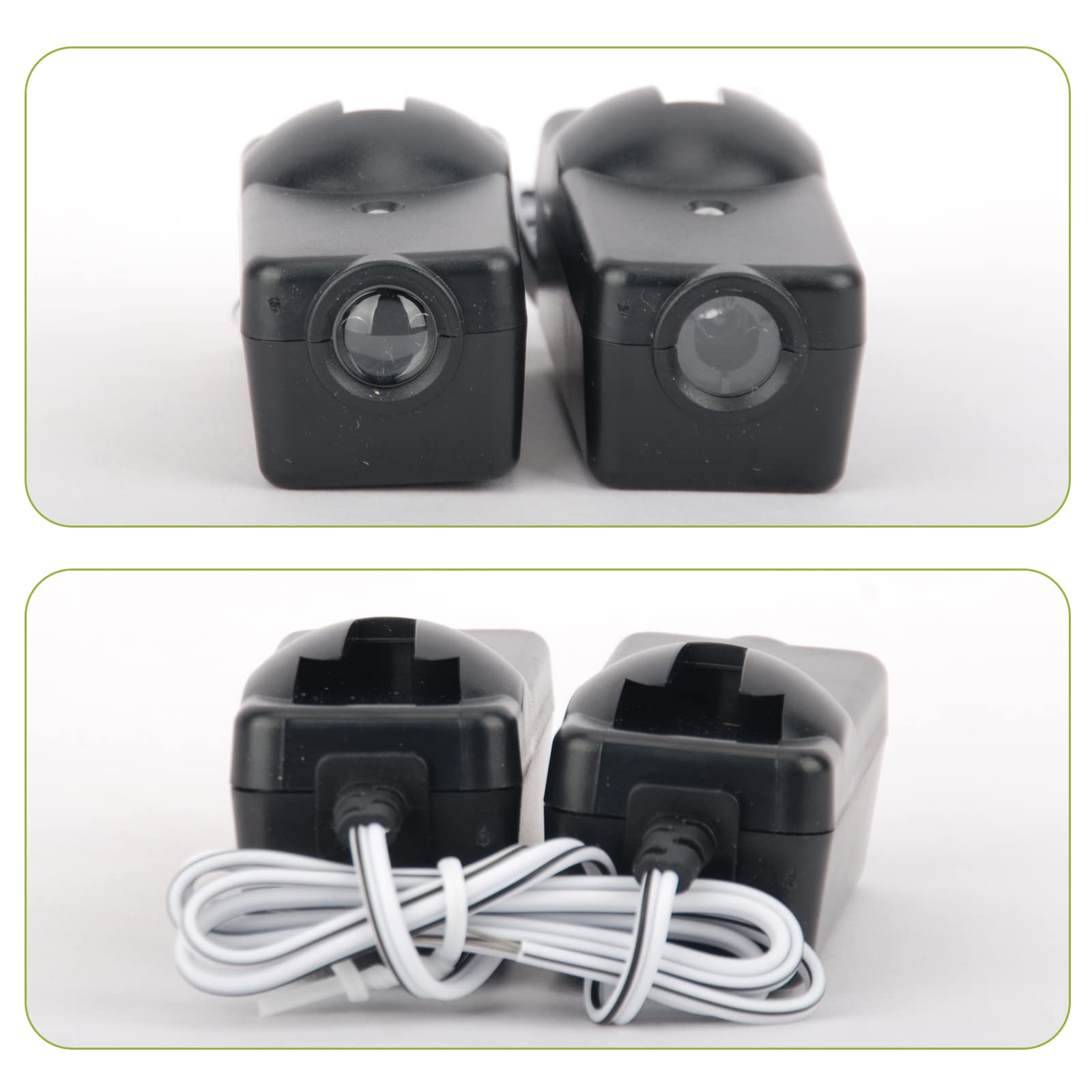 neGas 41A5034 Sensor de Seguridad Ojos de Haz, Compatible con Liftmaster Sears Chamberlain Craftsman Master Mechanic & Wayne Dalton abridor de Puerta de Garaje con reemplazo de Sensor de Seguridad