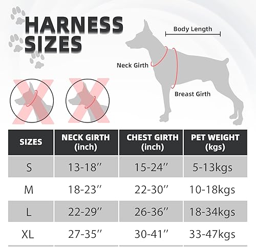 Miniatura 7 de Juqiboom Arnés sin tirones para perro, chaleco acolchado suave ajustable para perro, chaleco Oxford reflectante sin estrangulamiento para mascotas