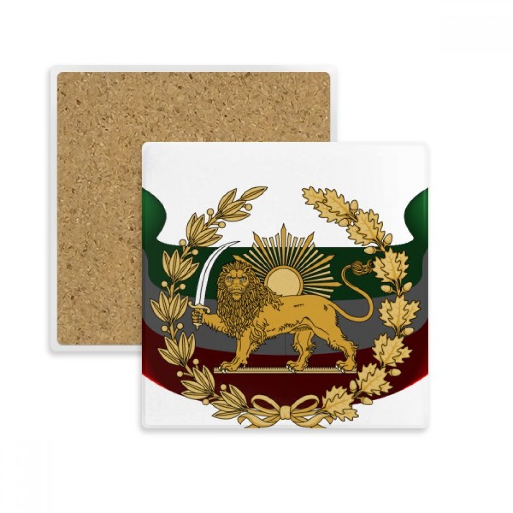 Cadeau dessous de verre Italie en pierre absorbante - Lot de 2 supports originaux