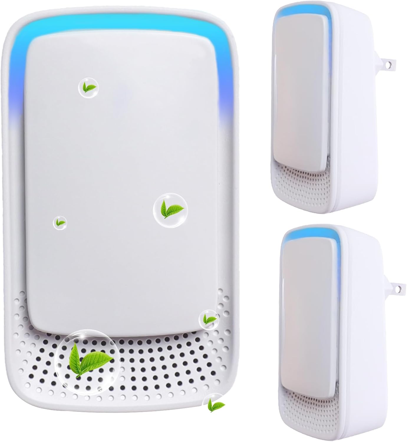 Plug In Negative Ion Air Purifiers 3Pack Quiet Air Ionizers for Home,Portable Mini Air Cleaner for Bathroom,Living Room,Office,Kitchen,Pet Room(3)