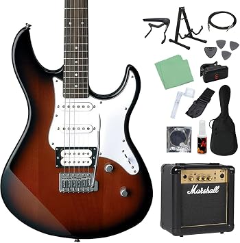 Yamaha PACIFICA 112V OVS Electric Guitar Beginner Set of 14 MG10 Included Old Violin Sunburst Yamaha