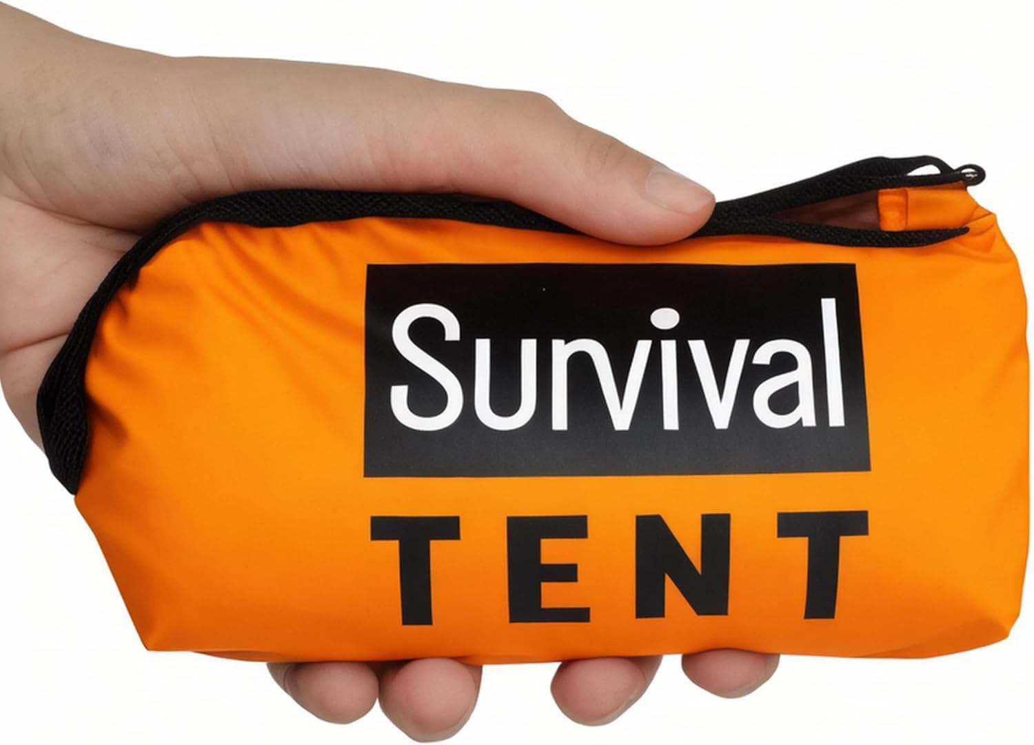 Survival Tent Kit All Weather Protection for Camping, Hiking & Survival Includes Emergency Whistle, Paracord, Blanket-image-32