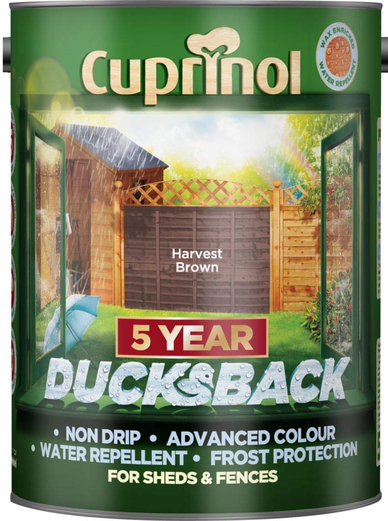 Cuprinol 5 Year Ducksback Harvest Brown 5L