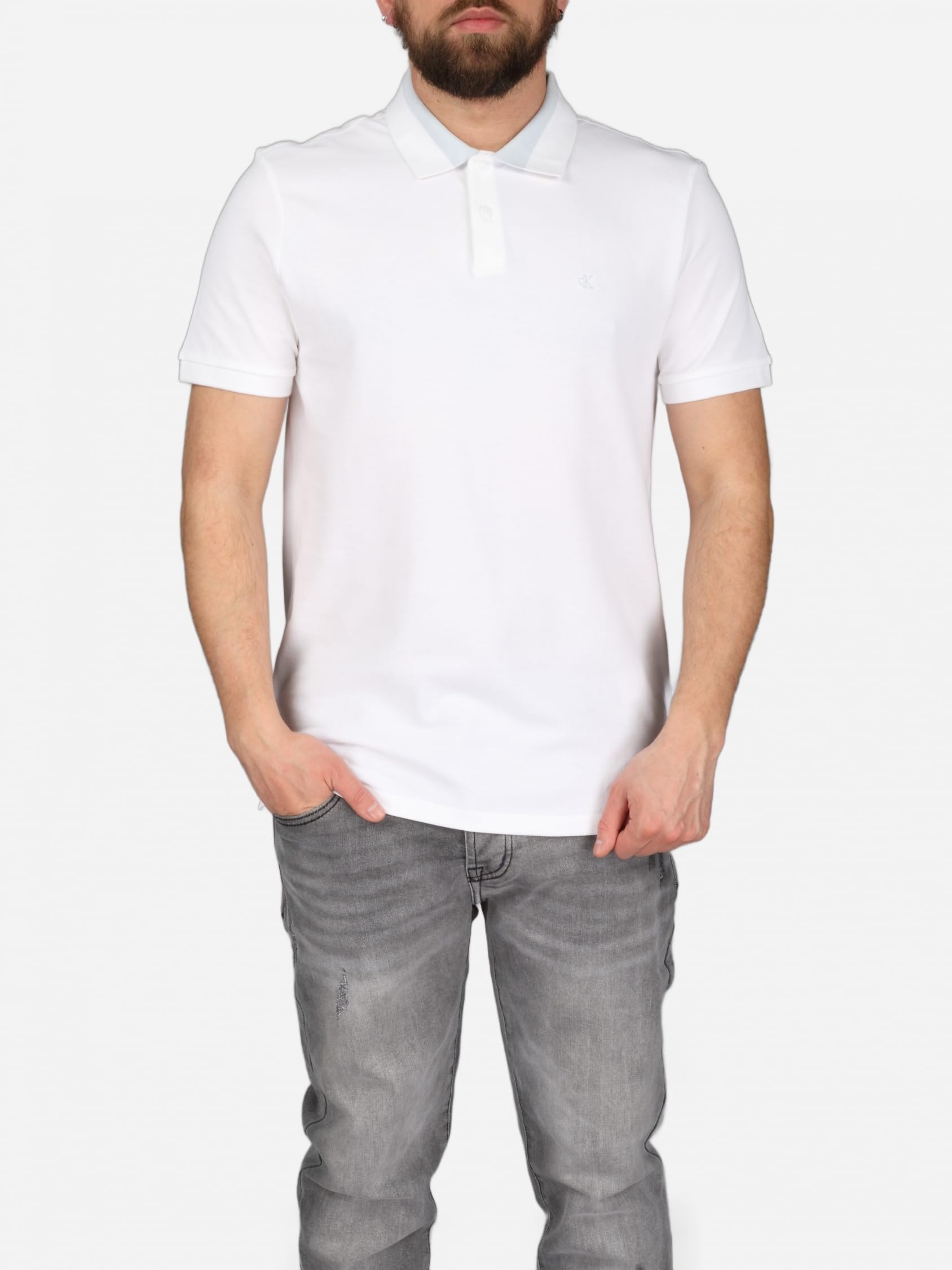 SS CASUAL PIQUE COLLAR BLOCK POL Gömlek Erkek
