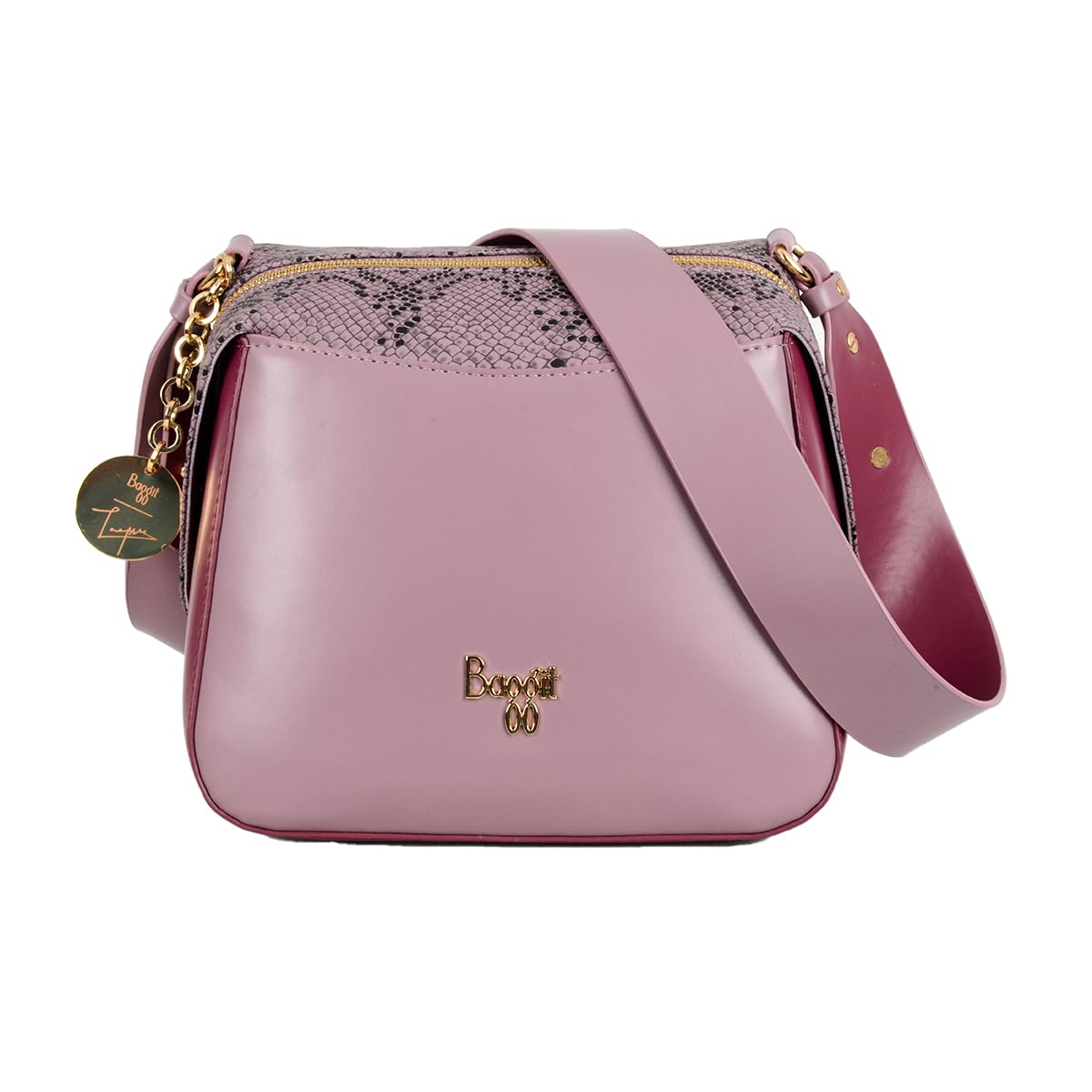 Baggit Women Pink Sling Bag Medium Size | Ladies Stylish Casual Cross Body Purse Handbag (B0D6RLJ36X) Amazon Price History, Amazon Price Tracker