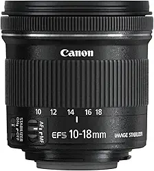 Canon EF-S 10-18 mm é lente STM
