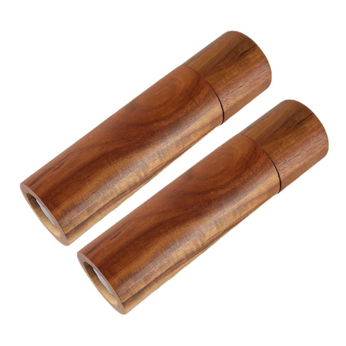 Alasum Manuelle Pfeffermühle Einfache Bedienung aus Akazienholz mit Keramikmahlwerk und Elegantes Design für Vielseitigen Küchengebrauch