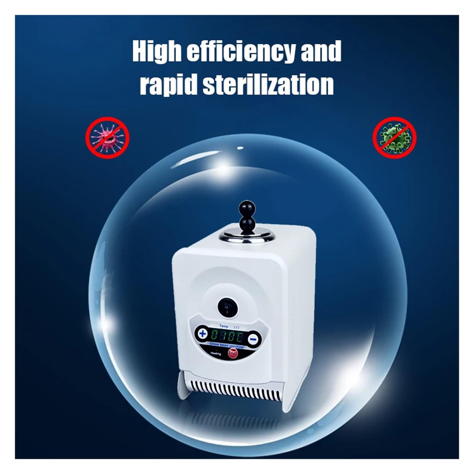 Attrezzatura di sterilizzazione portatile for mini sterilizzatori termostatici HY-300/300D for uso di laboratorio Breve tempo di riscaldamento(HY-300)