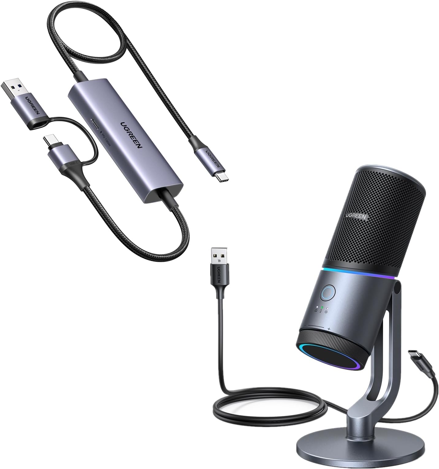 UGREEN Video Capture Card - HDMI Zu USB C/A 4K Aufnahmekarte Für Streaming