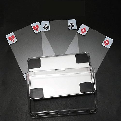 Boller Creative tarjetas de juego de cristal transparente, baraja impermeable transparente de plástico PVC cartas de póquer