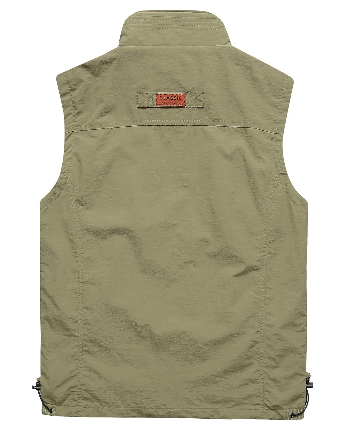 Gilet da Pesca Uomo Gilet da Caccia Campeggio Traspirante Gilet da Trekking Giubbotti Smanicata Fotografia Gilet da Lavoro con Multi-Tasche