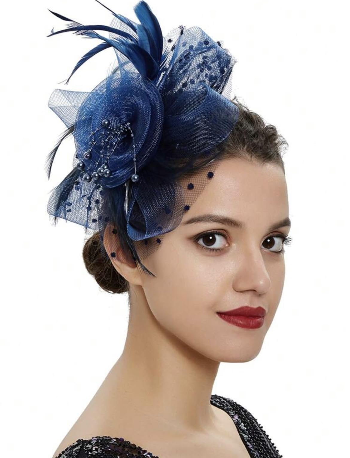 Women's Fascinators Hats Fascinators for Women Tea Party Cocktail Wedding Headwear Headband for Women Girls