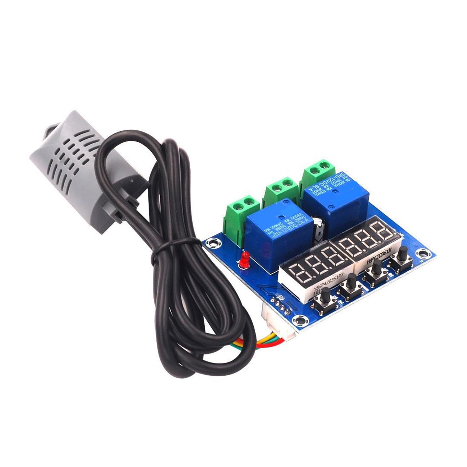 Digital Display Temperature Humidity Controller Relays Module Thermostat Module Thermometers Hygrometer Control Thermometers