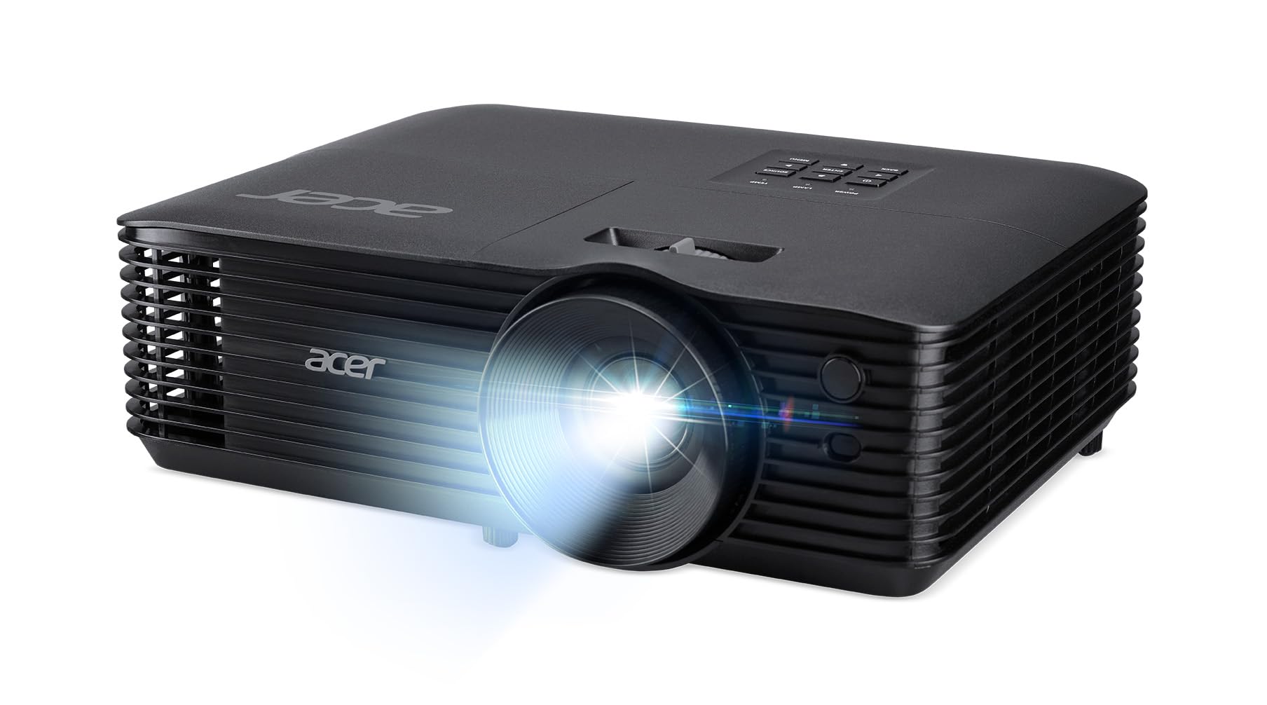 Acer X1328AF DLP videoproiettore HD (1,280 x 800 pixel) 5.000 ANSI lumen, 20.000:1 contrasto, 3D, Keystone, 1 altoparlante da 3 Watt, HDMI, nero, Home Cinema