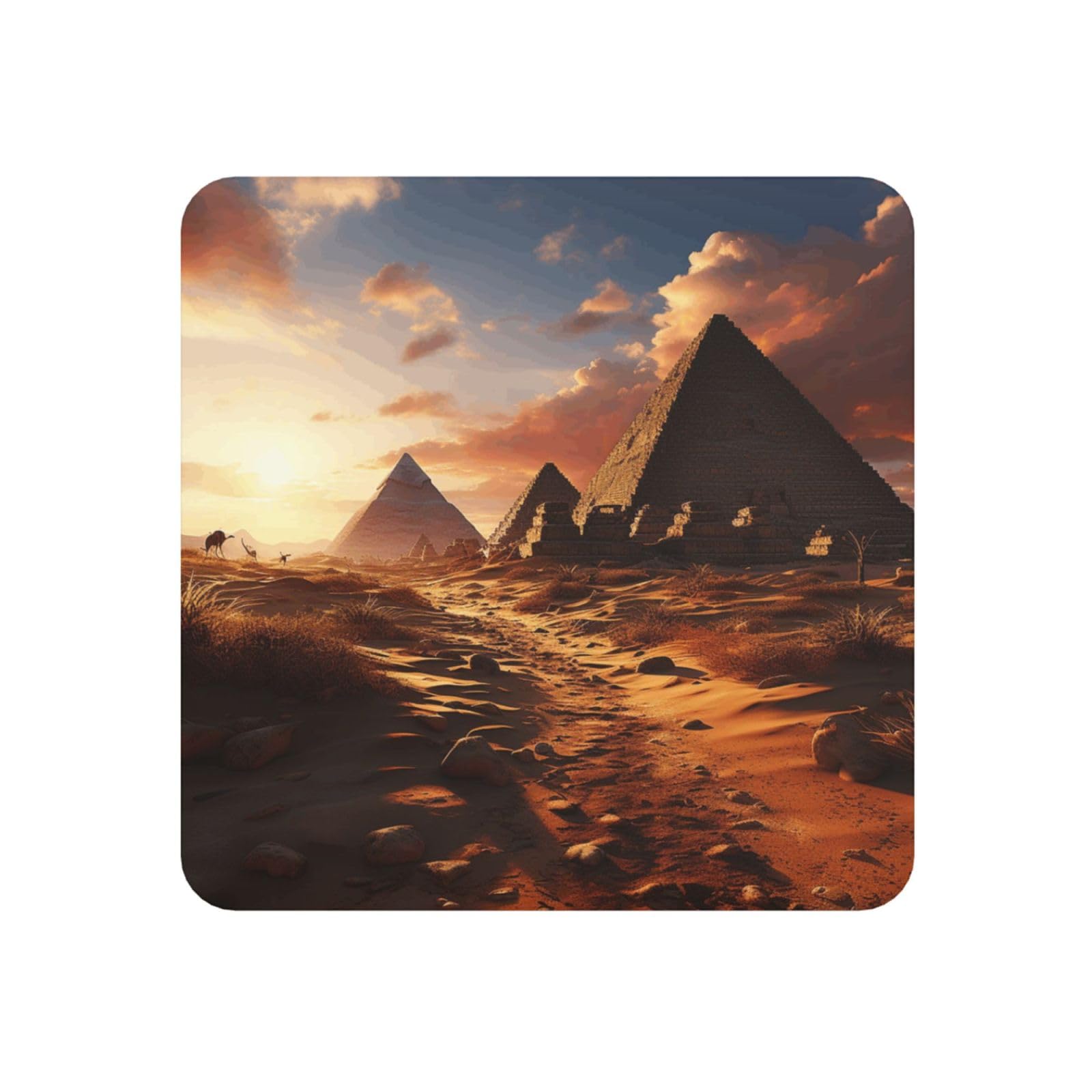 Fridge Magnets Waterproof Personalized Magnets for Fridge Egyptian pyramids Refrigerator Magnets Home Decoration Magnetic Sticker for Locker Accessories Whiteboard Kitchen Office Decor