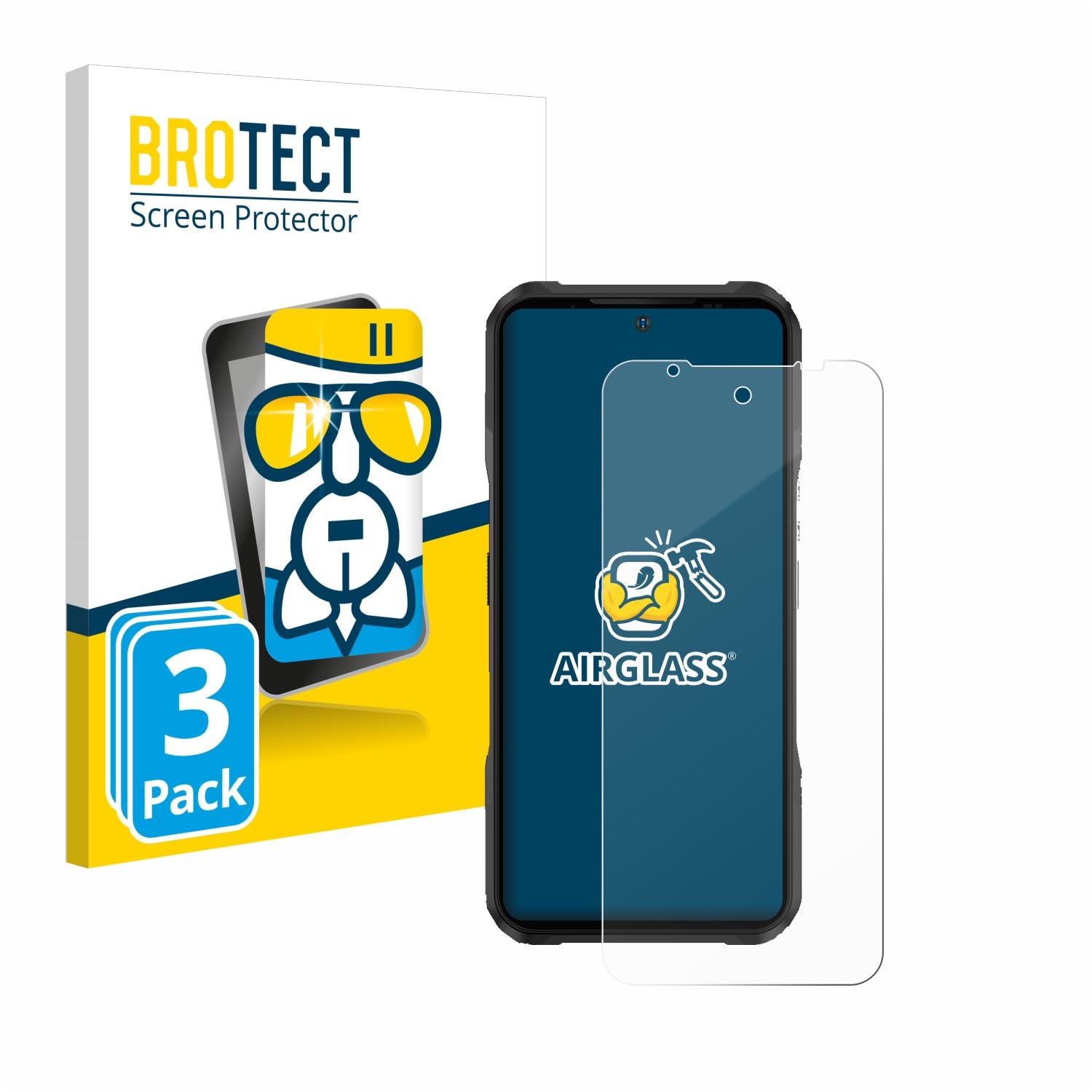 BROTECT AirGlass Matte Pellicola In Vetro Opaca Per Doogee N20 Pro 5339841