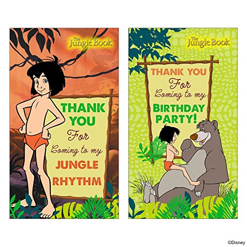 Image of PRETTY UR PARTY The Jungle Book Party Decorations Kit-80 Pcs Includes Banner,Balloons,Thank You,Centerpiece,Danglers,Jungle Book Party Supplies,Mowgli Birthday Decor,Bday Banner For Girls Boys Kids