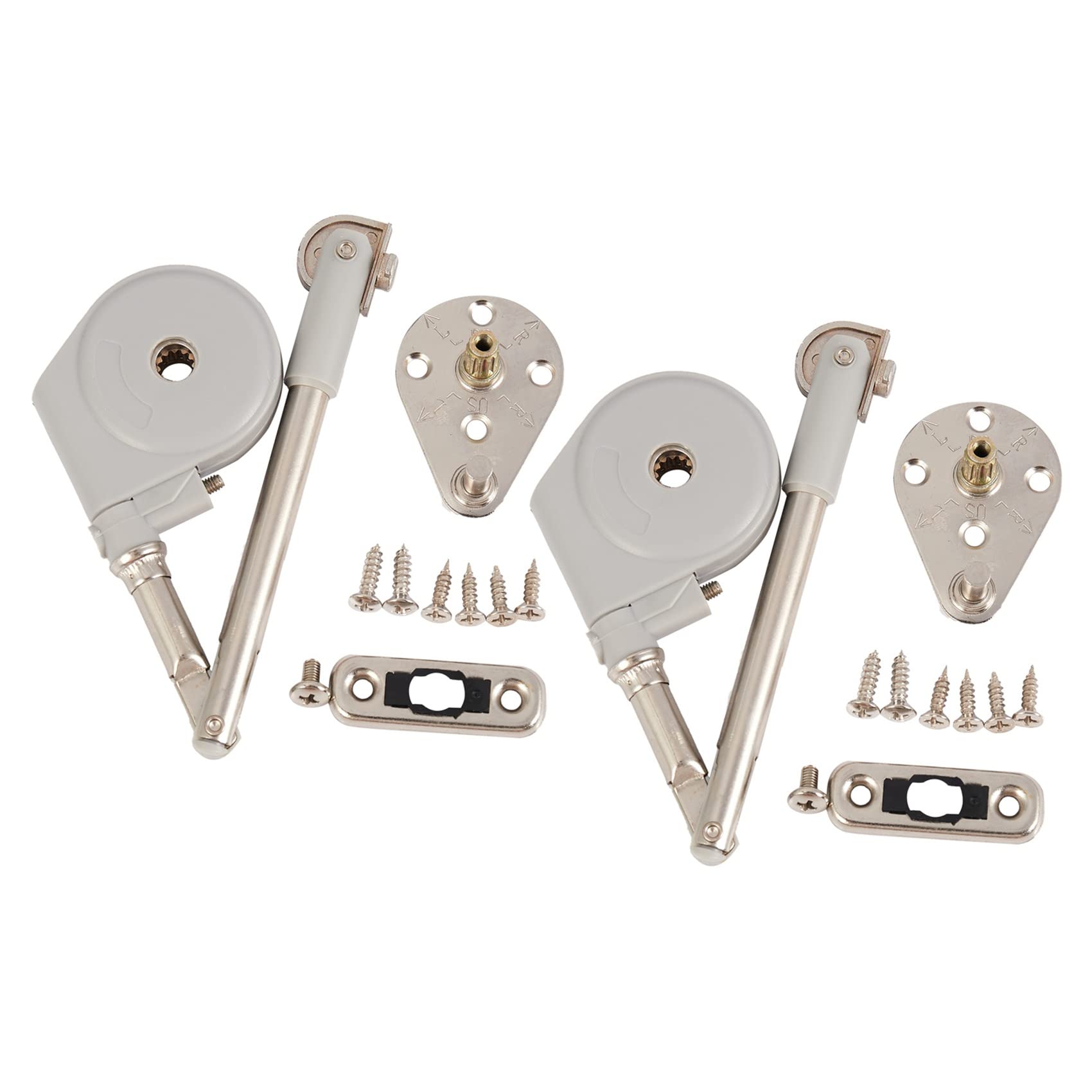 Jnchdghwa Silver 2X Gas Lift Support Furniture Gas Spring For Shoe Cabinet Kitchen Cupboard Hinge Hardware Accessories