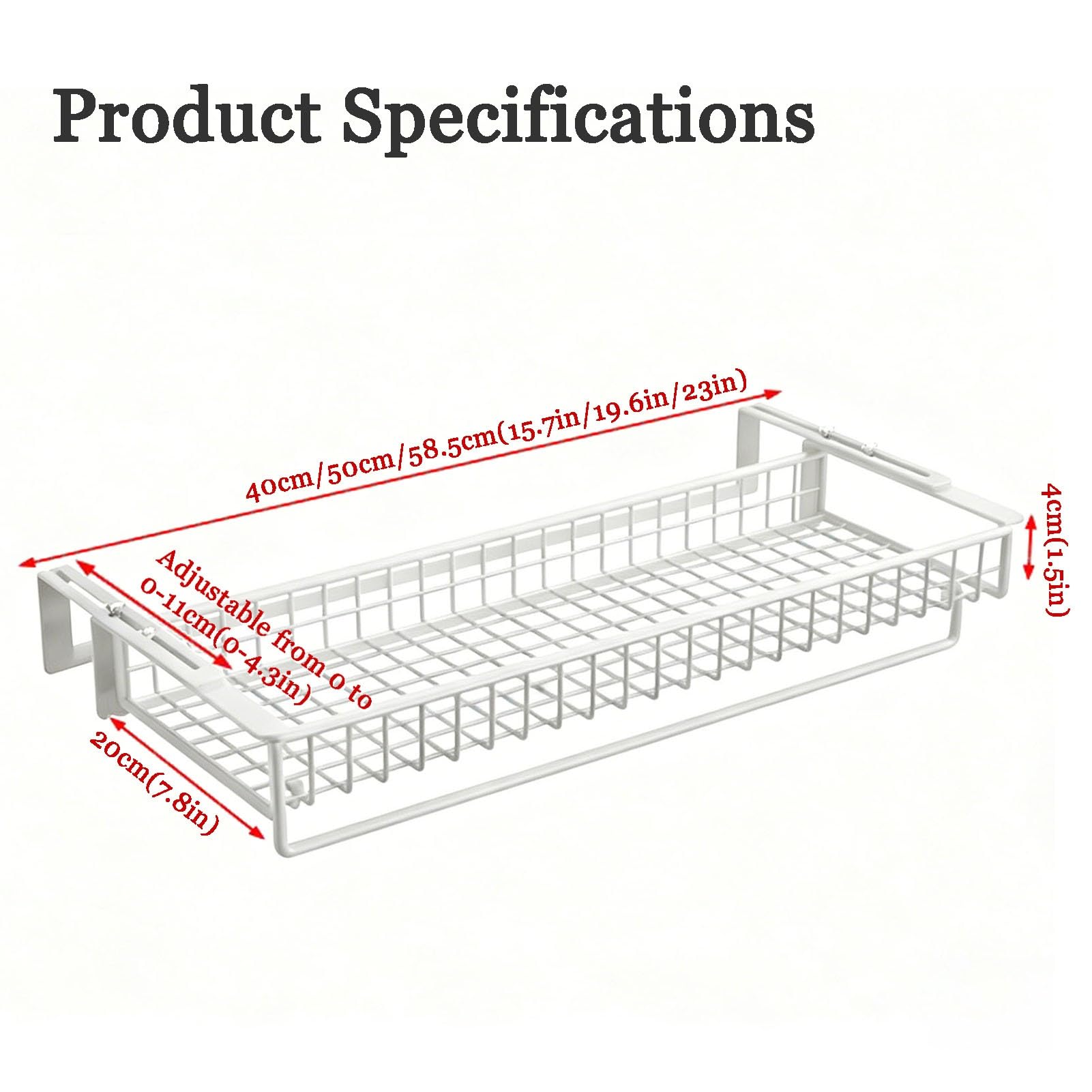 Wäscheständer für Den Balkon Wäschetrockner für Das Badezimmer Halterungen für Heizkörperregale Abnehmbar für Den Flur Zur Aufbewahrung Von Kleidung (19.6in/50cm)